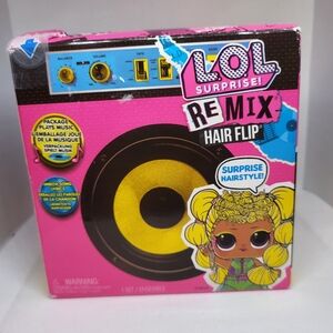 L.O.L. Surprise! Remix Hair Flip Doll - Pink and Yellow
